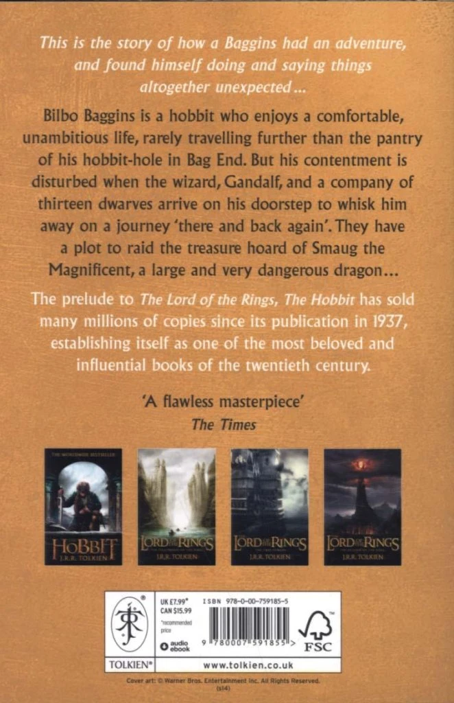 The Hobbit, or, There and Back Again