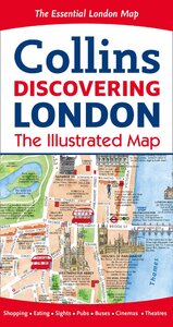 Мапа «Discovering London Illustrated Map