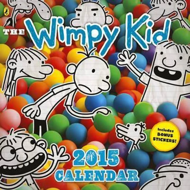 Календар «Diary of a Wimpy Kid calendar 2015