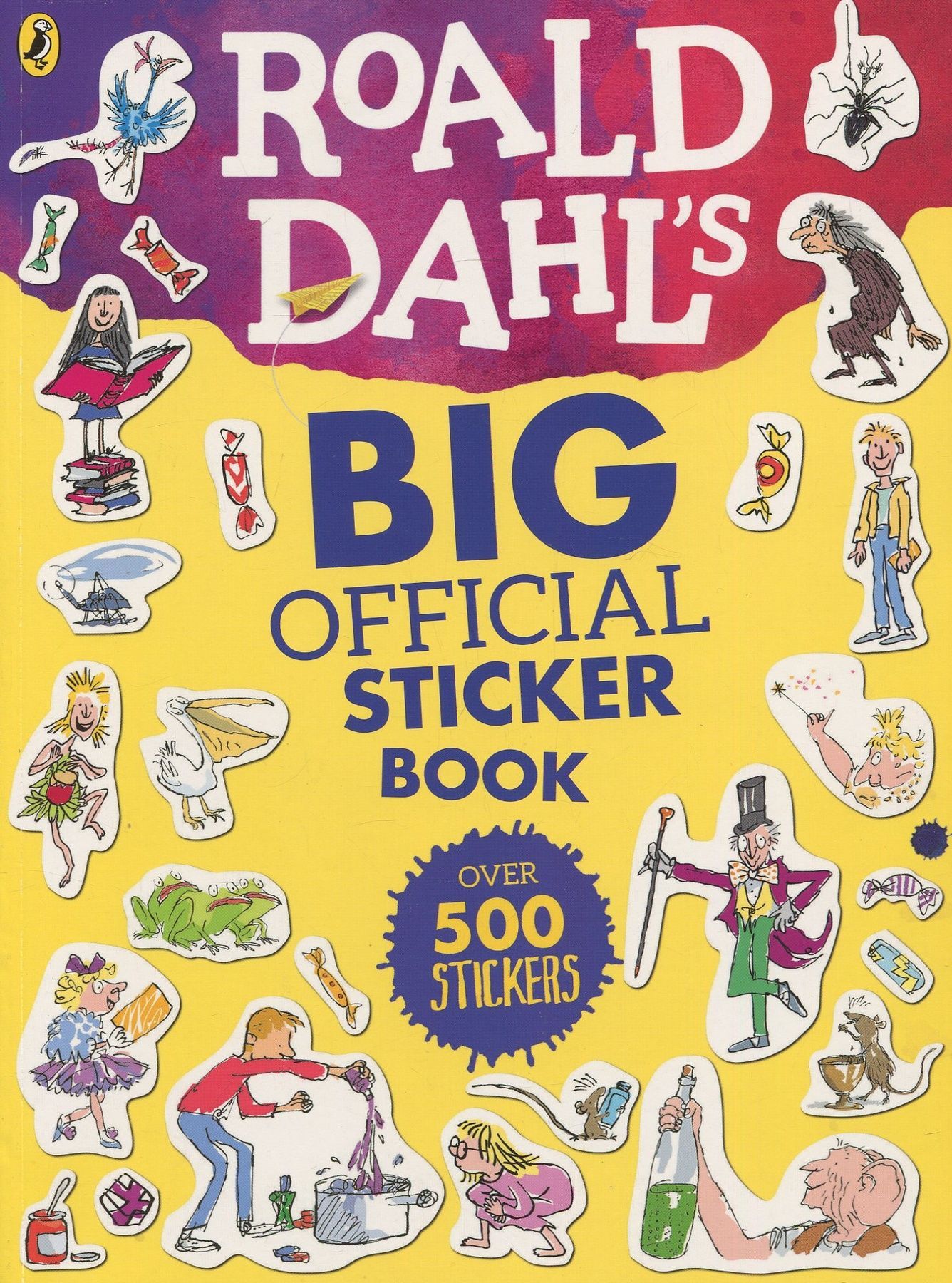 Roald Dahl's Big Official Sticker Book. Роальд Дал