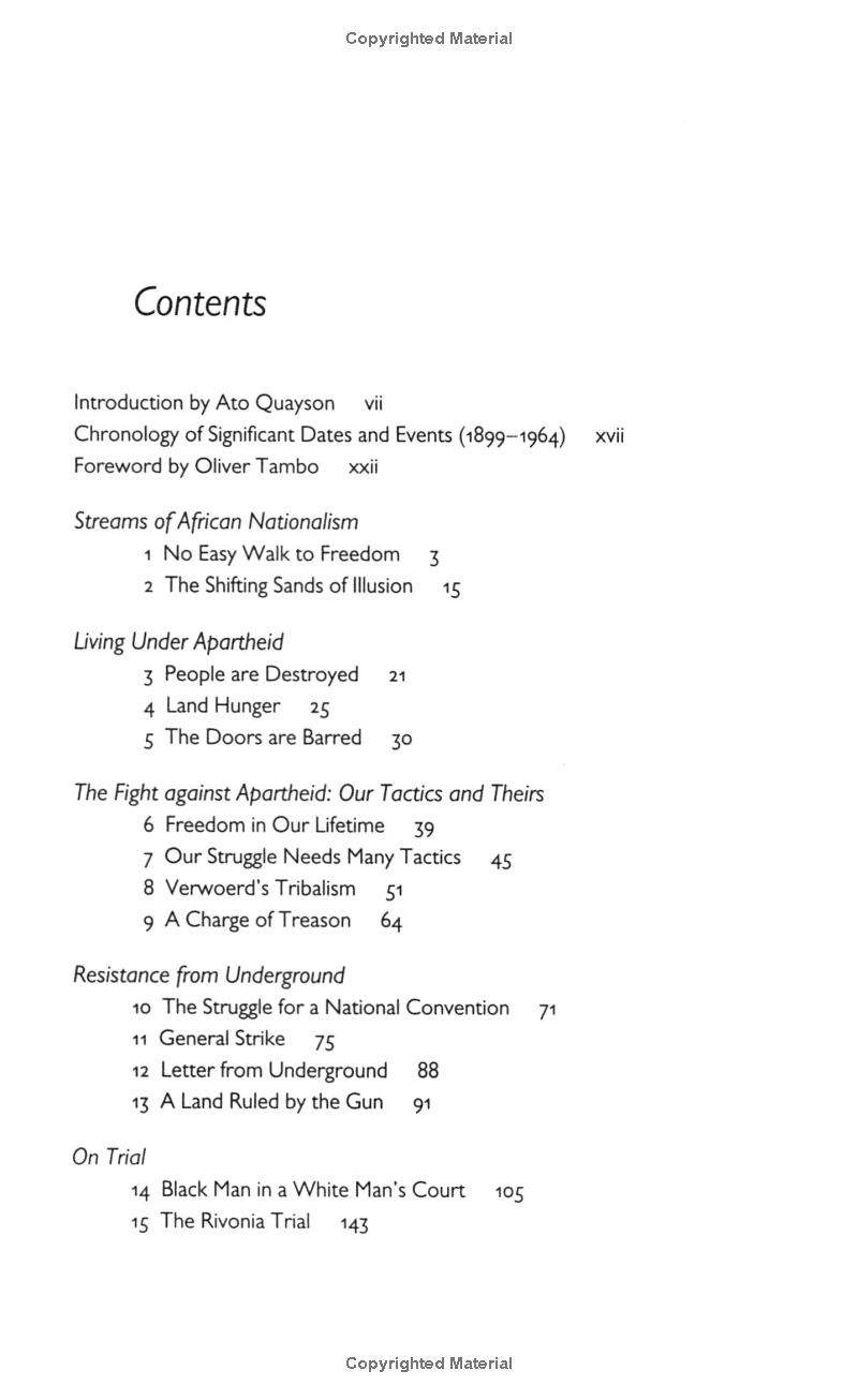 No Easy Walk to Freedom. Speeches, Letters and Other Writings