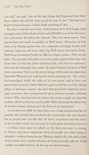 The Big Short: Inside the Doomsday Machine