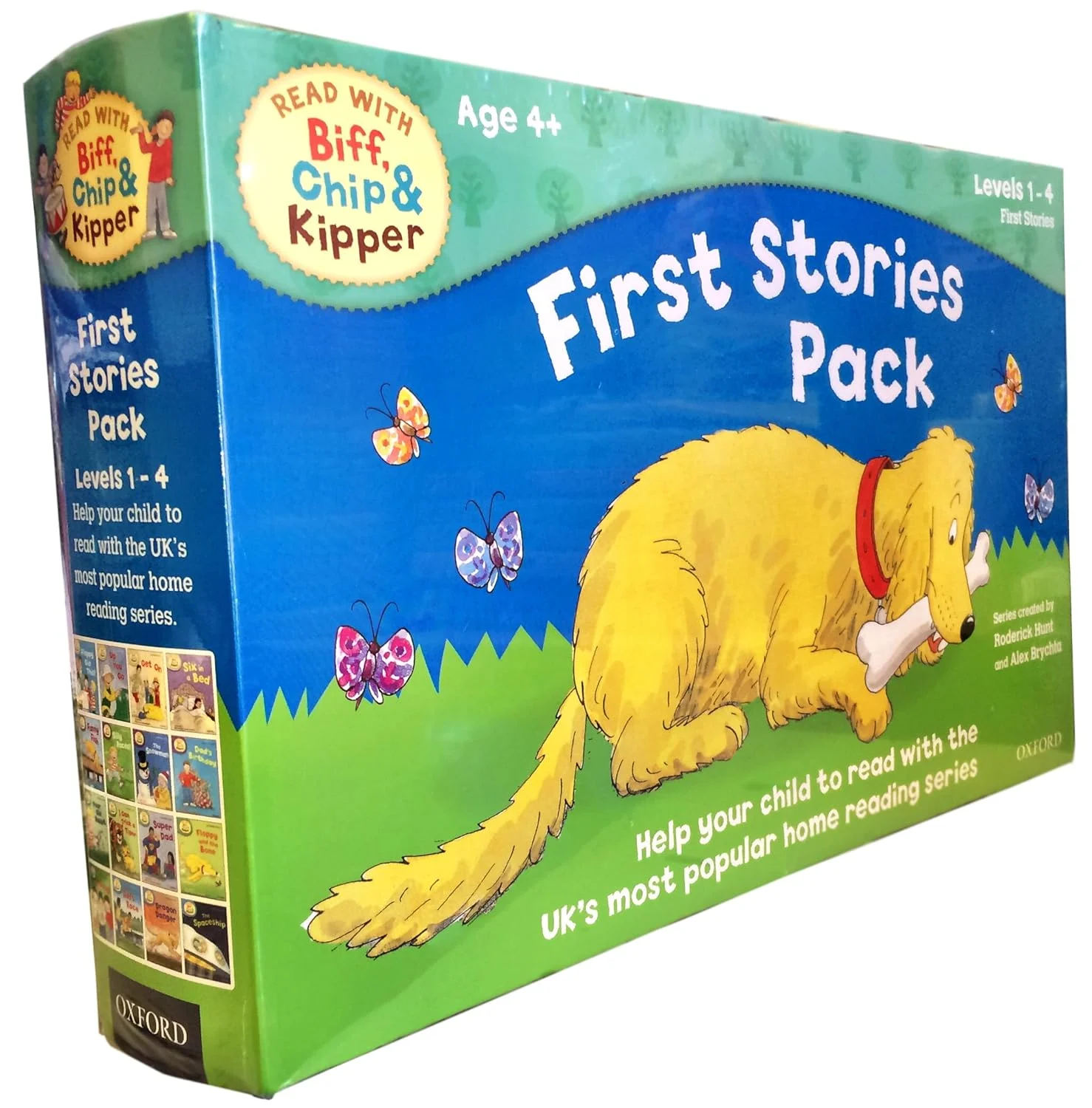 Oxford Read With Biff Chip Kipper. First Stories. Collection 16 Books Set (Level 1-4)