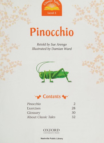 "Classic Tales 2nd Edition 5: Pinocchio"