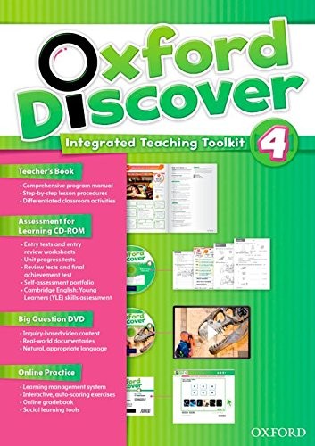 Книга для вчителя «Oxford Discover 4. Integrated Teaching Toolkit (Teacher's Book+DVD+Online Practice)