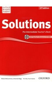 Solutions 2nd Edition Pre-Intermediate: Teacher's Book with CD-ROM (книга вчителя)