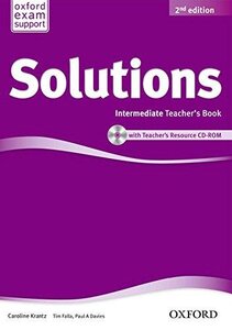 Посібник «Solutions 2nd Edition Intermediate: Teacher's Book with CD-ROM (книга для вчителя)