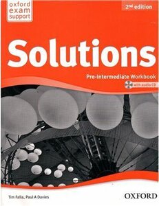 Посібник «Solutions 2nd Edition Pre-Intermediate: Workbook with CD-ROM (Ukrainian Edition) (аудіо-)