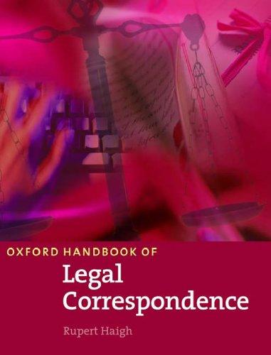 Підручник «Oxford Handbook of Legal Correspondence. New Edition