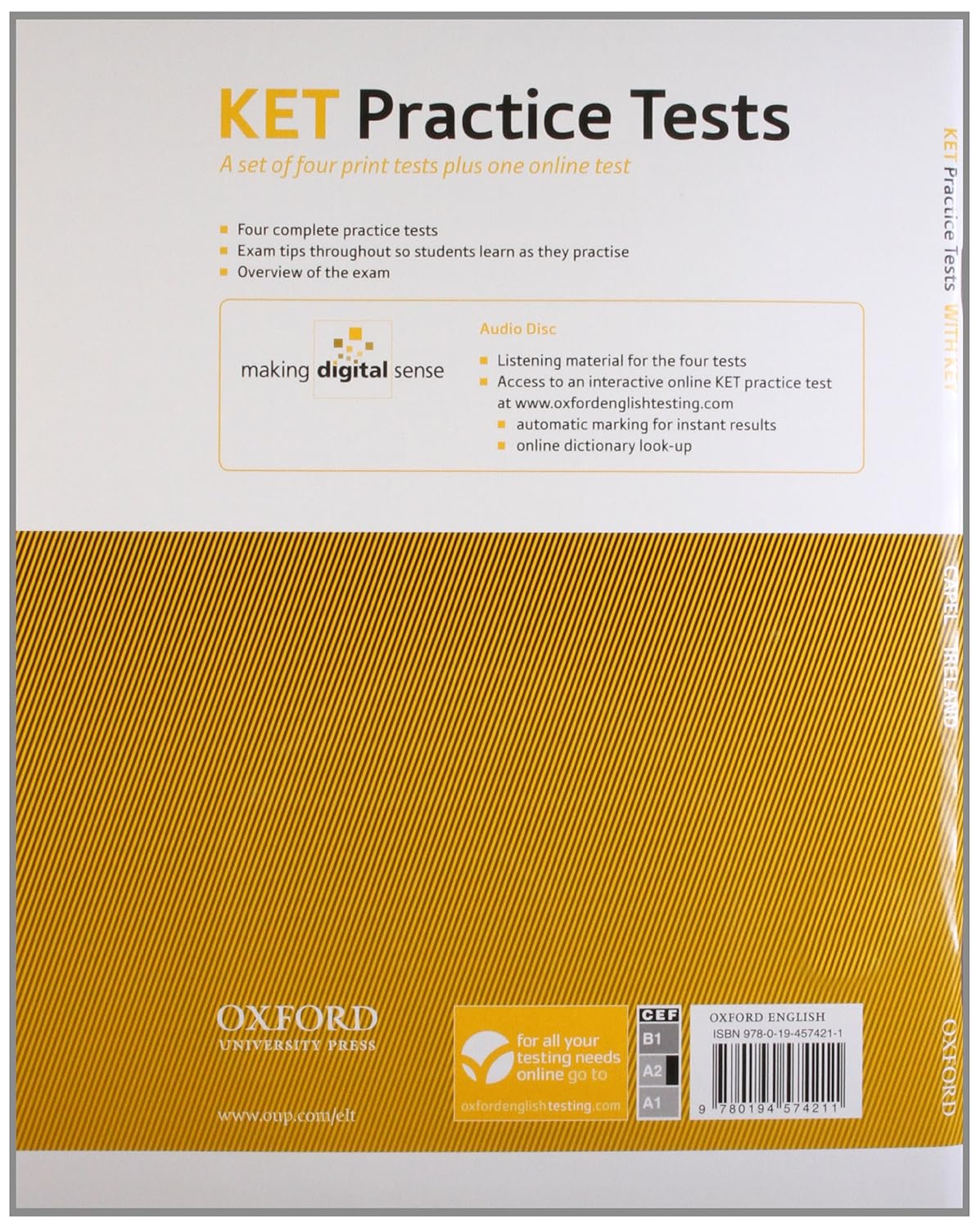 KET Practice Tests Revised Ed: With Key and Audio CD Pack