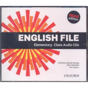 Посібник "English File 3rd Edition Elementary: Class Audio CDs (аудіодиск)" Clive Oxenden