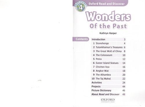 Посібник «Oxford Read and Discover Level 4. Wonders of the Past (читанка)