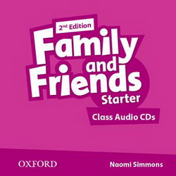 Посібник «Family and Friends 2nd Edition Starter: Class Audio CDs (аудіодиск)