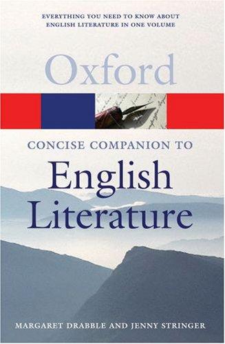 The Concise Oxford Companion to English Literature