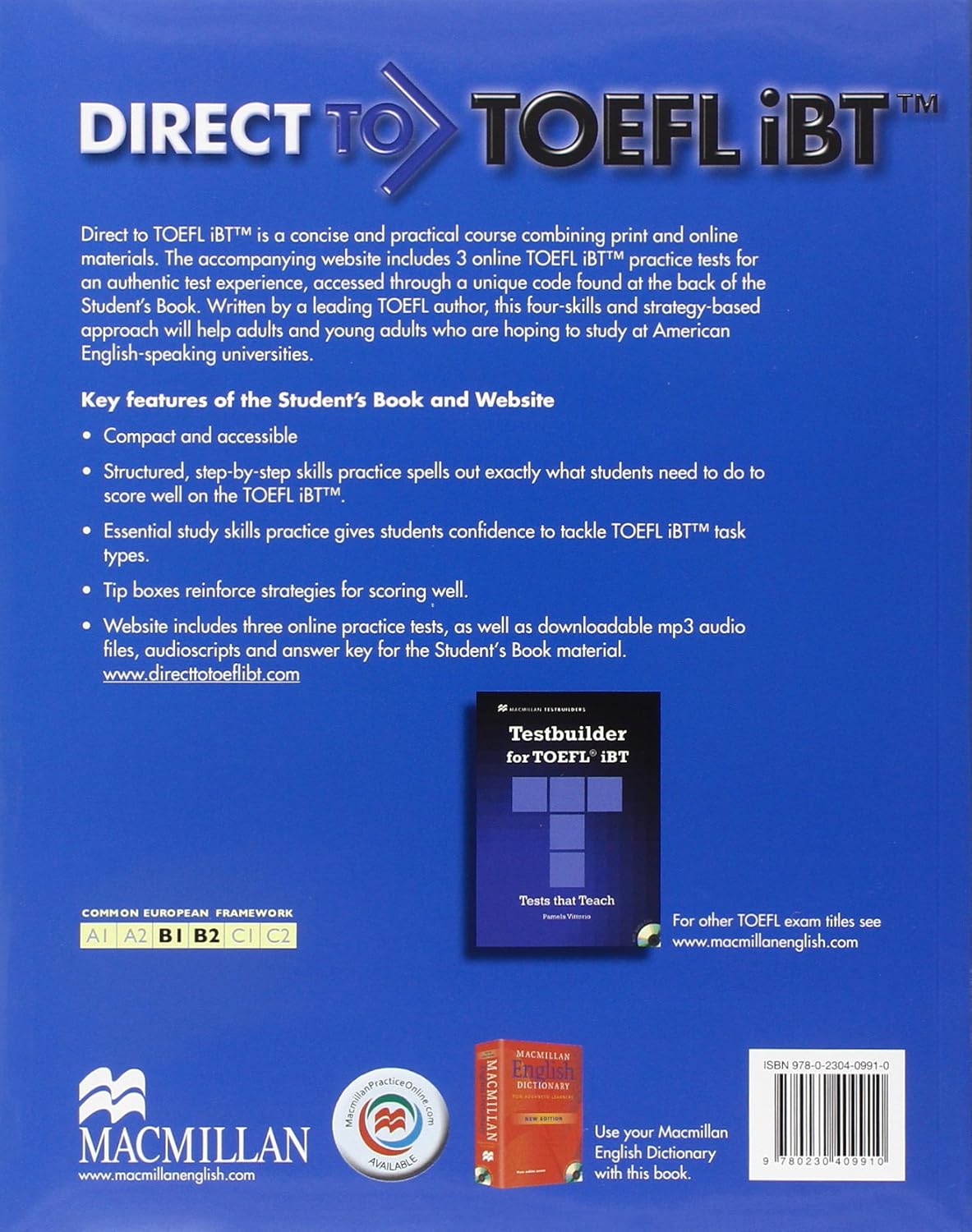 Direct to TOEFL IBT: Student Book + Website Pack