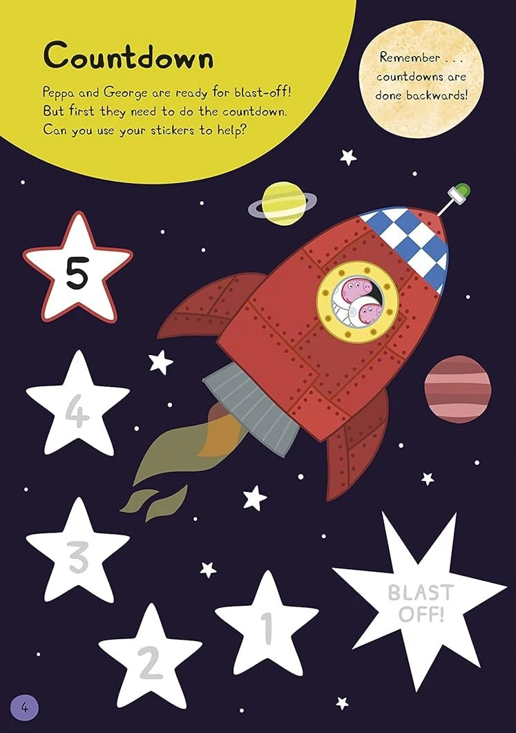 Peppa Pig: Peppa in Space. Sticker Activity Book