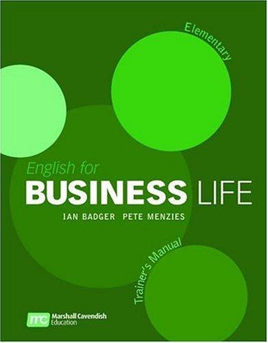 Посібник «English for Business Life Trainer's Manual. Elementary