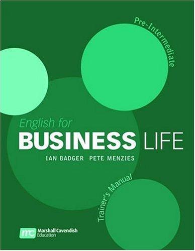 Посібник «English for Business Life Trainer's Manual. Pre-Intermediate