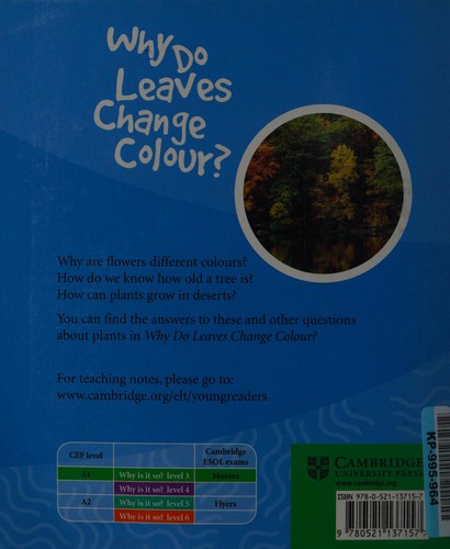 Посібник «Cambridge Young Readers: Why Do Leaves Change Colour? Level 3 Factbook
