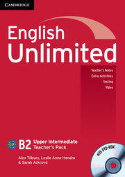 Книга для вчителя «English Unlimited Upper Intermediate Teacher's Pack