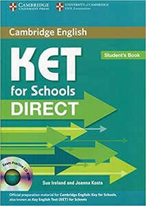 Комплект книг «Direct Cambridge KET for Schools Student's Book with CD-ROM
