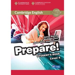Посібник «Cambridge English Prepare! Level 4 Student's Book with Companion for Ukraine (підручник)