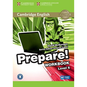 Посібник «Cambridge English Prepare! Level 6 Work Book with Downloadable Audio (робочий зошит)