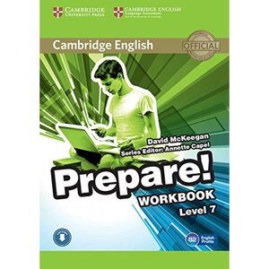Посібник «Cambridge English Prepare! Level 7 Work Book with Downloadable Audio (робочий зошит)