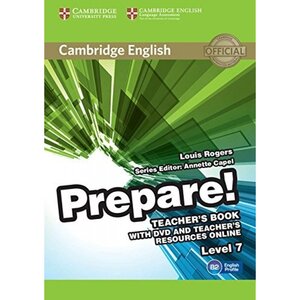 Посібник «Cambridge English Prepare! Level 7 Teacher's Book+DVD(книга вчителя+аудіодиск)