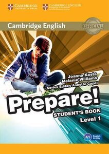 Посібник «Cambridge English Prepare! Level 1 Student's Book with Companion for Ukraine(підручник)