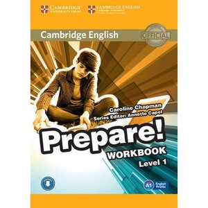 Посібник «Cambridge English Prepare! Level 1 Work Book with Audio(робочий зошит)