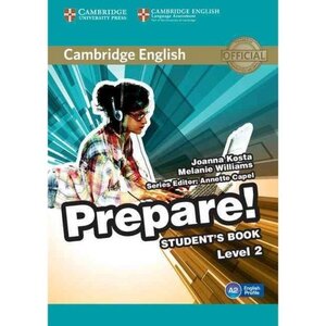 Посібник «Cambridge English Prepare! Level 2 Student's Book with Companion for Ukraine(підручник)