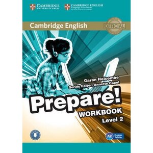Посібник «Cambridge English Prepare! Level 2 Work Book with Downloadable Audio (робочий зошит)