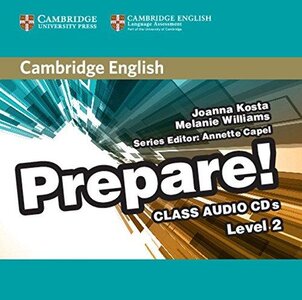 Посібник «Cambridge English Prepare! Level 2 Class Audio CD's(аудіодиск)