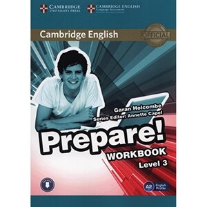 Посібник «Cambridge English Prepare! Level 3 Work Book with Downloadable Audio (підручник+аудіодиск)