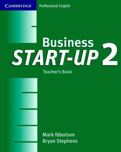 Посібник «Business Start-up Level 2 Teacher's Book (книга вчителя)