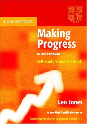 Підручник «Making Progress to First Certificate Self Study Student's Book