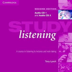 Аудіодиск «Study Listening 2nd edition. Audio CDs: A Course in Listening to Lectures and Note Taking