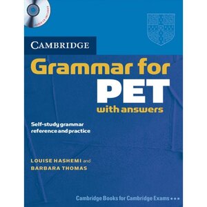 Посібник «Cambridge Grammar for PET Book with answers and Audio CD (підручник+аудіодиск)