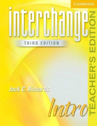 Книга для вчителя «Interchange 3rd edition Intro. Teacher's Edition