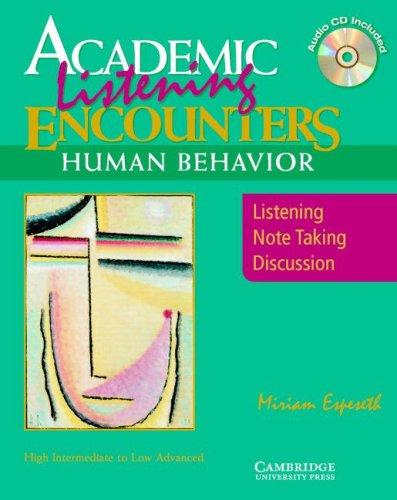 Підручник «Academic Encounters Human Behavior Student's Book with Audio CD: Listening, Note Taking, and Discussion