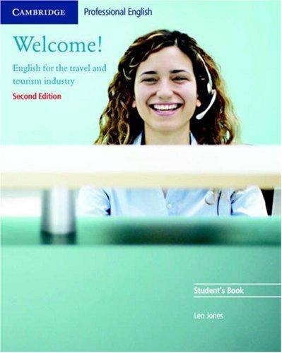 Підручник «Welcome! Student's Book : English for the Travel and Tourism Industry
