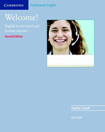 Книга для вчителя «Welcome Teacher's Book : English for the Travel and Tourism Industry