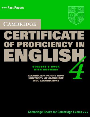 Посібник «Cambridge Certificate of Proficiency in English 4 Self Study Pack