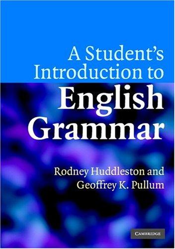 Підручник «A Student's Introduction to English Grammar