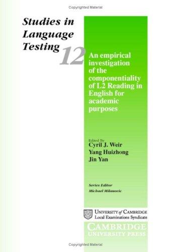 Посібник «An Empirical Investigation of the Componentiality of L2 Reading in English for Academic Purposes