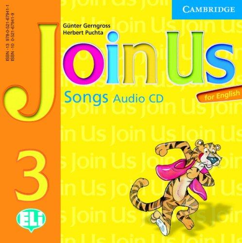 Аудіодиск «Join Us for English 3 Songs Audio CD