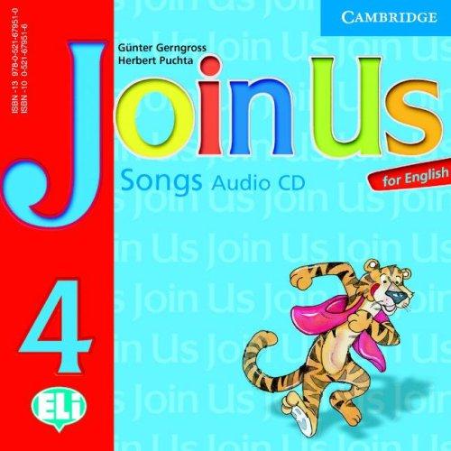 Аудіодиск «Join Us for English 4 Songs Audio CD