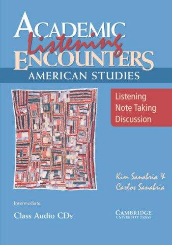 Посібник «Academic Listening Encounters: American Studies Class Audio CDs (3) : Listening, Note Taking, and Discussion