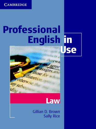 Підручник «Professional English in Use Law